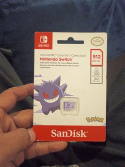 SanDisk 512GB Pokémon Nintendo Switch microSDXC Card