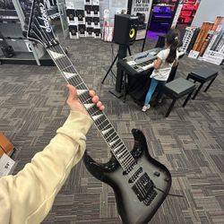 Jackson JS Series Dinky Arch Top JS34 DKA Electric Guitar Silver Burst