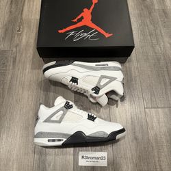2025 Nike Air Jordan 4 White Cement 