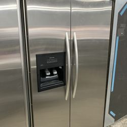 Kitchen Aid 42” Built In Refrigerator In Stainless Steel