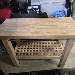 Solid Wood Bar Or Bench Table