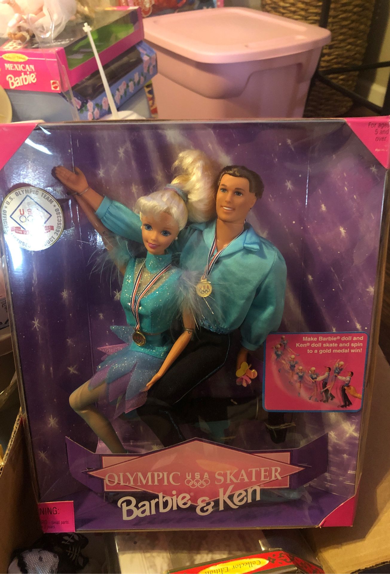 Barbie and Ken Olympic Skater 1997