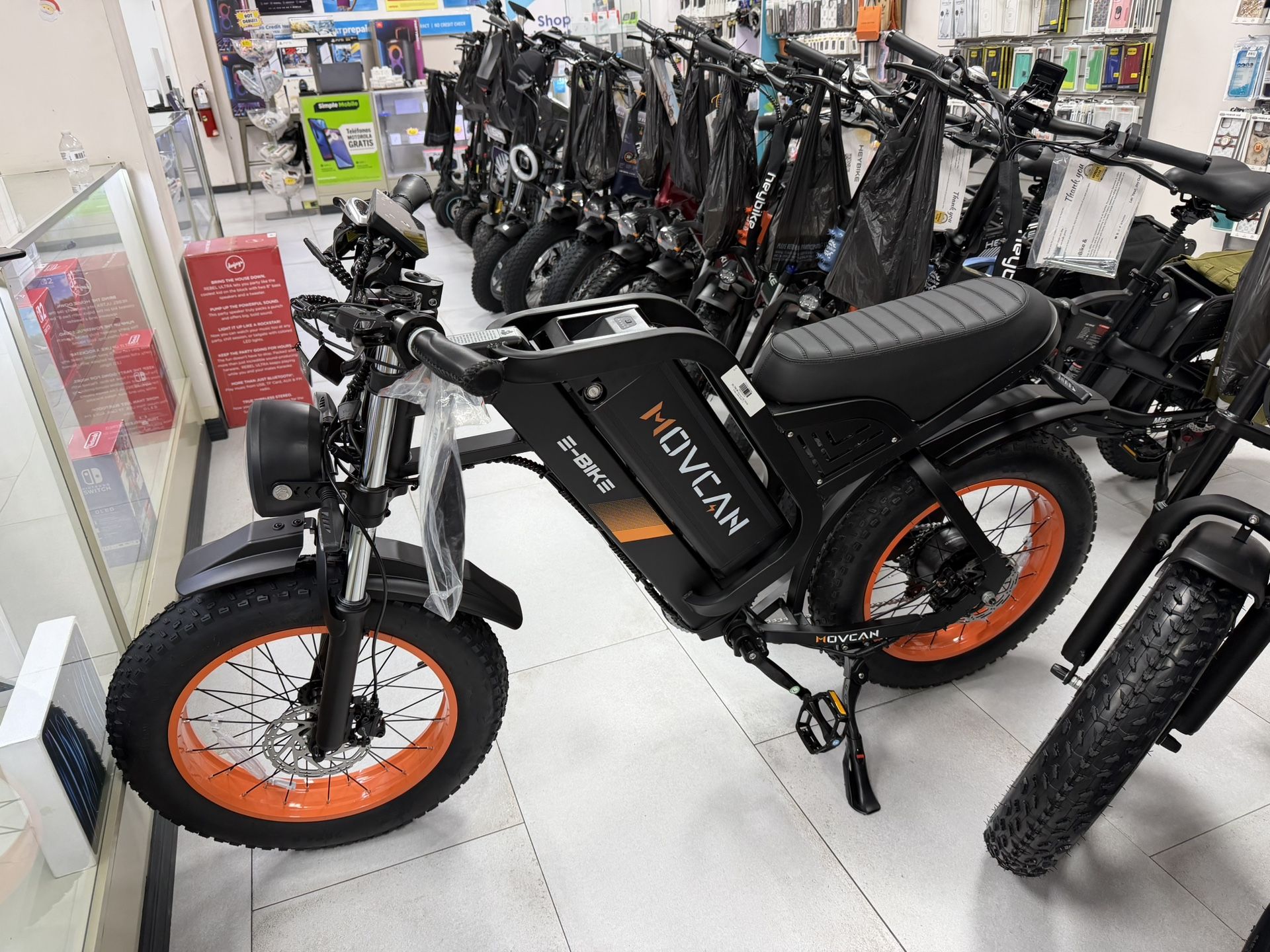 Movcan V40 Electric Bicycle 2,000Watts! Finance For $50 Down Payment!!