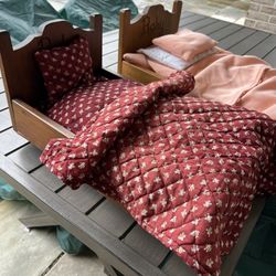 Baby Doll Rocking Cradle 