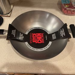 Joyce Chen Wok With Utensils NEW