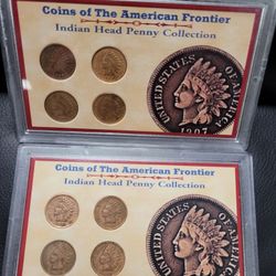 Coins Of The American Frontier Indian Head Penny Collection