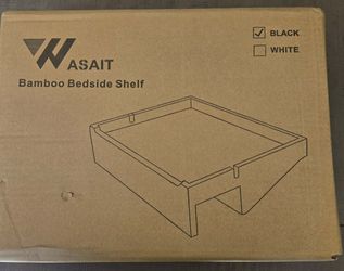 Wasait Bamboo Bedside Shelf