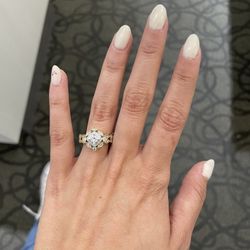 Yellow gold engagement Ring