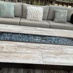 Watson’s 8 piece outdoor Furniture Set & Extra Large Fire Table