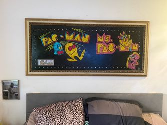 Pac-Man & Ms. Pac-Man Framed Arcade Art
