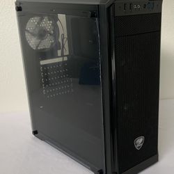 COUGAR MX330-G MID TOWER CASE BLACK TEMPERED GLASS 