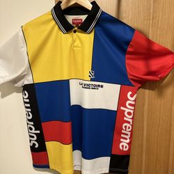 Supreme Polo Shirt 100% Authentic Size Medium 