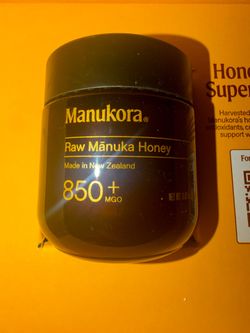Manukora Raw Mānuka Honey 850+ MGO (8.8 oz) – New in Box
