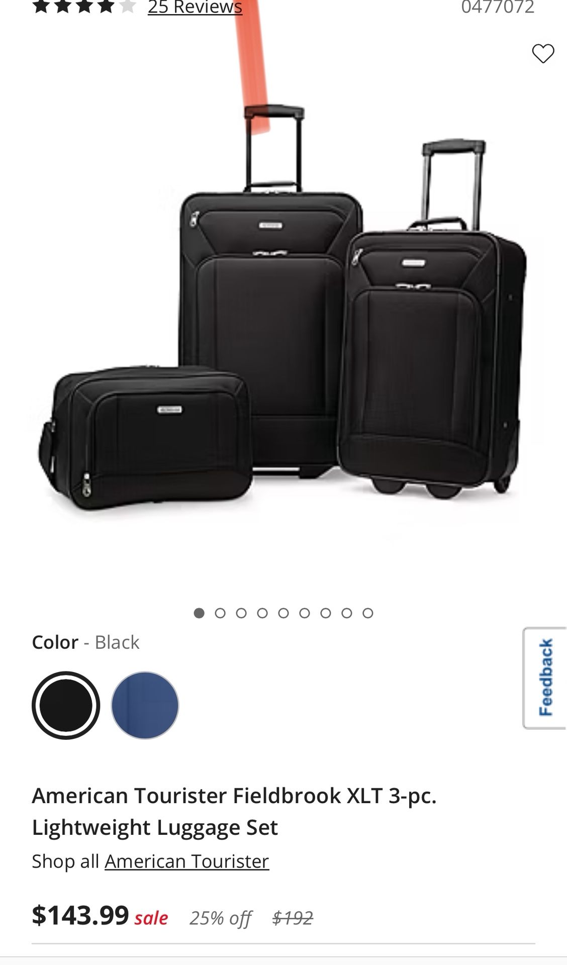 American Tourister Fieldbrook Lightweight Luggage