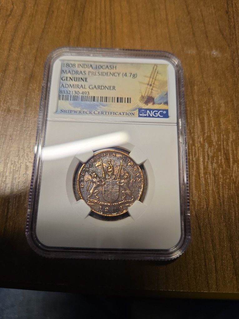 Admiral Gardener Shipwreak Coin