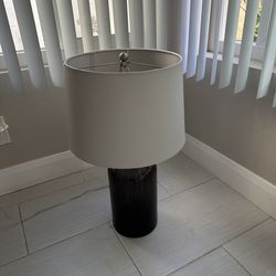 Glass designer table lamp