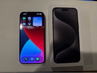 iPhone w 15 Pro Max Unlocked In Perfect Condition!