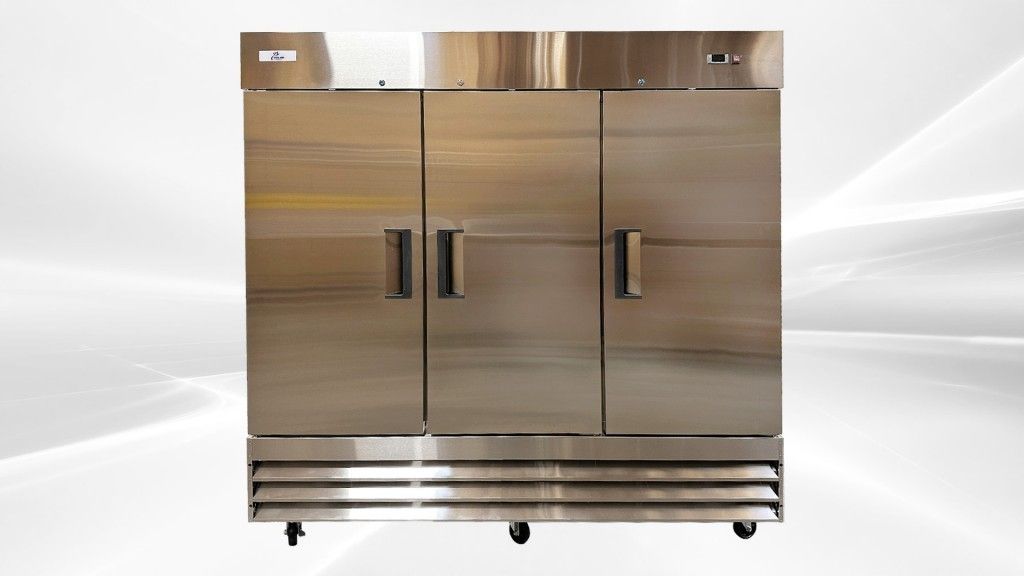 NSF Stainless Steel Reach-In Commercial 3 door freezer CFD-3FF