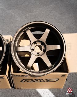 Volk TE37SL / 19x9.5 +21, 19x11 +34 5x120 Matte GunBronze BMW M3 M4 E90 E92 F80 F82