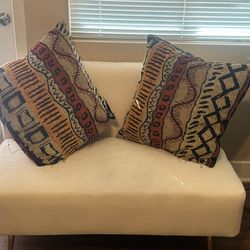 Sofa with pillows