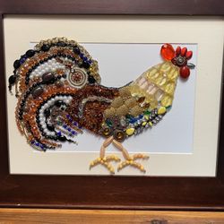Handcrafted Rooster Picture