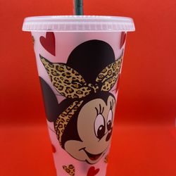 Starbucks Minnie Mouse Custom Cold Cup