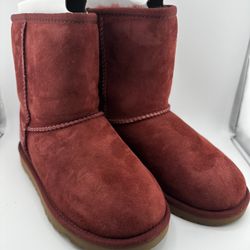 UGG Classic Short II Redwood Water-resistant Suede Boots Size Size US 2 Women