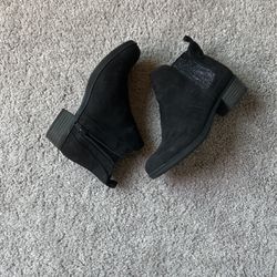 Black Low Heel Boots