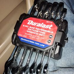 Duralast Universal Ratcheting Wrench Set 6 Piece BRAND NEW NVR USED
