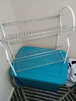 3 Tier Wire Dish Drain