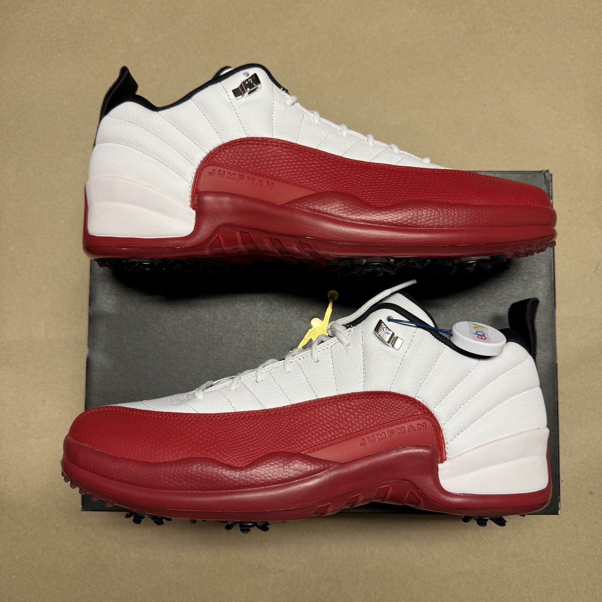 Nike Air Jordan XII 12 G Low Golf Cherry men’s size 14 Rare NEW!
