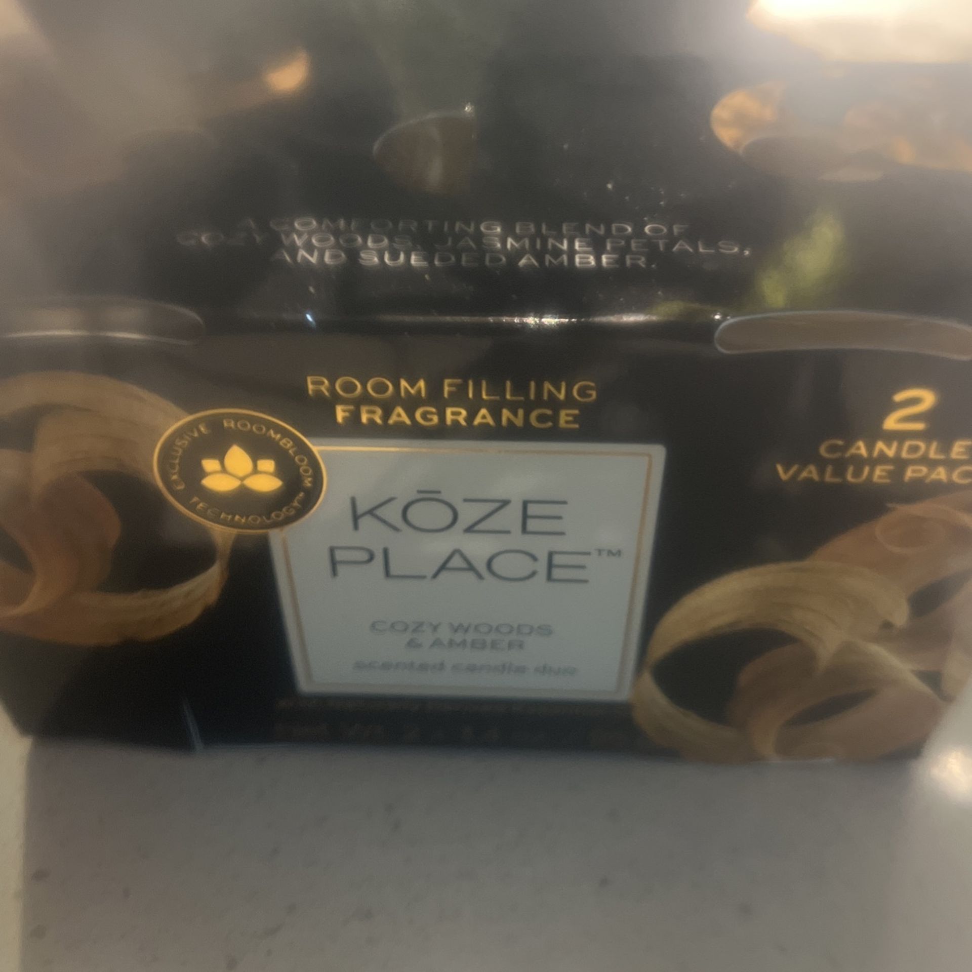 Brand New Set Of Two Candles scented smells amazing would make a great gift