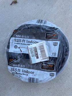 CerroMax NM-B 6/3 125 ft Copper Building Wire