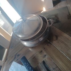 English Silver Antique Serving Bowl