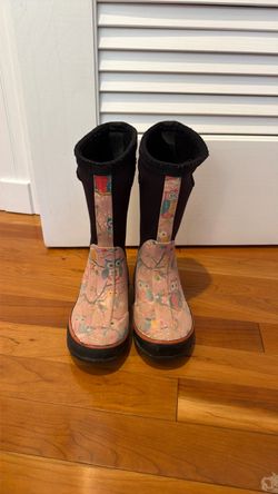 Oaki Kids Owl Print Winter Snow Boots