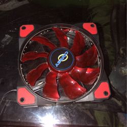 120 Mil Red Rgb Pc Fan 3 Pin