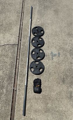 Weight Set-40pds, (w/gloves)