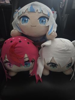 Round one Hololive Plushies