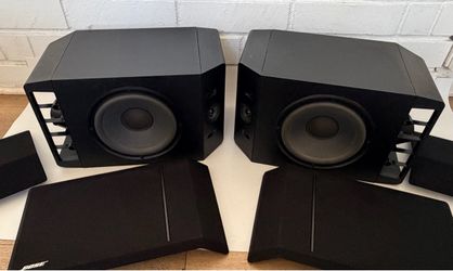 Bose 301 Series IV Direct Reflecting Speakers Left & Right Pair Black