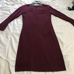 Plum tight dress