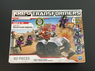 TRANSFORMERS Kre-o Decepticon Ambush MINIFIGURES Cliffjumper Battle Pack VEHICON
