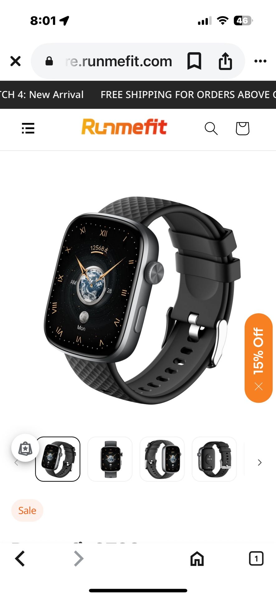 Brand New GTS8 Smart Watch with AMOLED Display