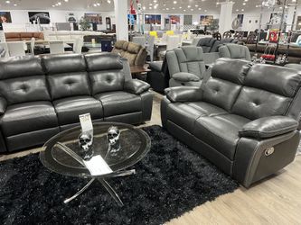 MANUAL RECLINING SOFA & LOVESEAT LIVING ROOM SET ON SALE UNTIL 11/30/25 !!!***