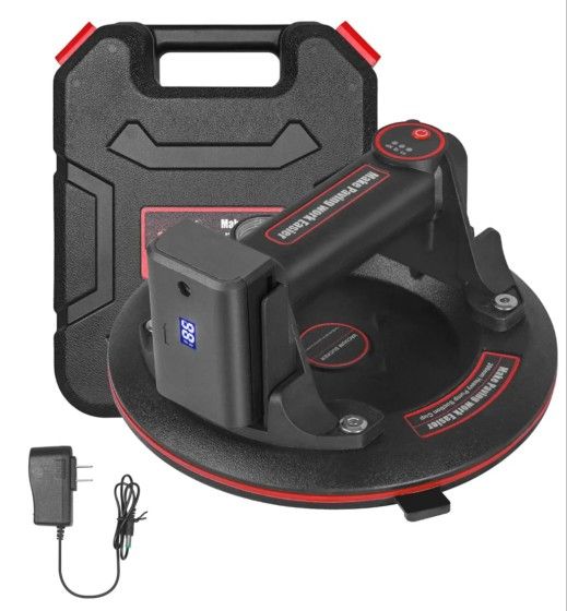 8" Electric Vacuum Suction Cups Lifter with Battery