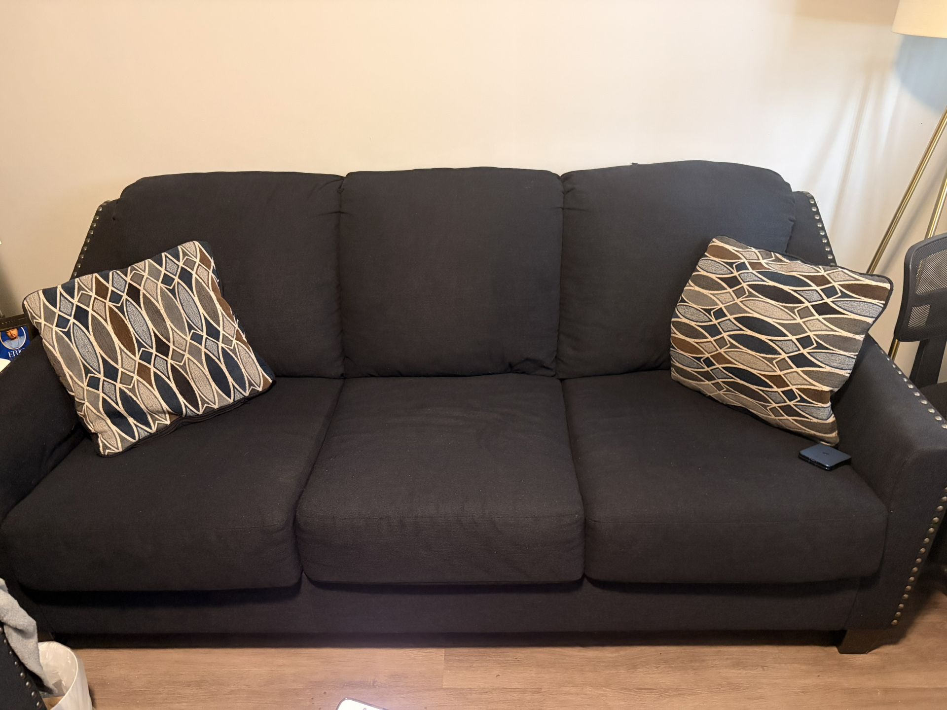 Blue Sofa & Love Seat For Sale !