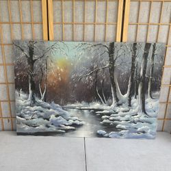 Beautiful Hand Painted Decorative Oil Landscape Painting