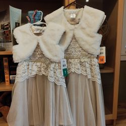 Jona Michelle Formal TWO Dress Set Girls