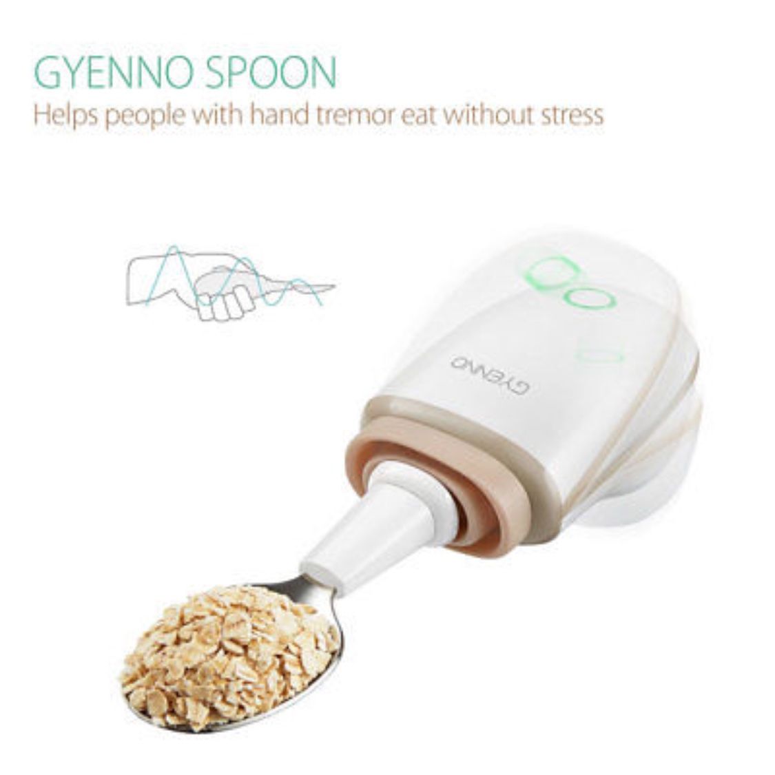 Spoon for hand tremor , self stabilizing smart lift kit!New!! Make An Offer!