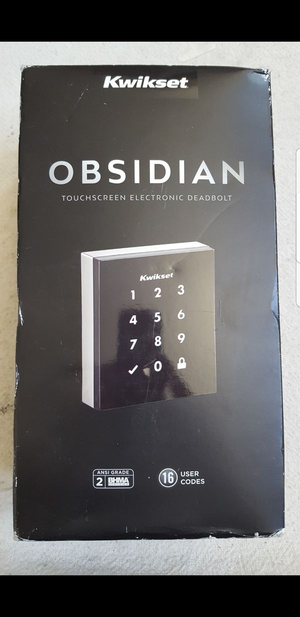 Kwikset touchscreen keyless entry deadbolt door lock for 