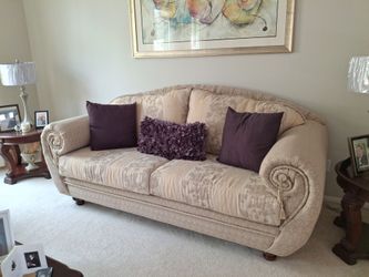 Beige living room set